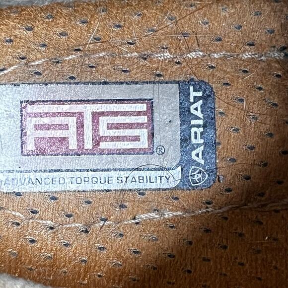 Ariat Men’s Rambler Tan Leather Western Cowboy Boot Size US 10 D